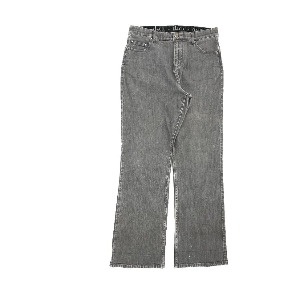 Denim&Co Bootcut‎ Women's size 12 Gray Denim jeans   S